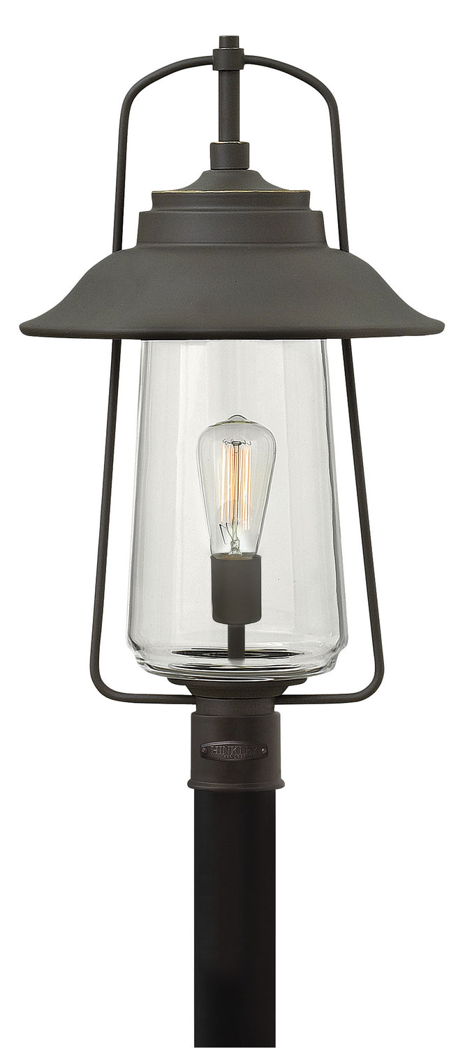 Belden Place LED Post Top or Pier Mount Lantern in Oil Rubbed Bronze - available from The Lighting Shoppe, trusted by Canadian homeowners