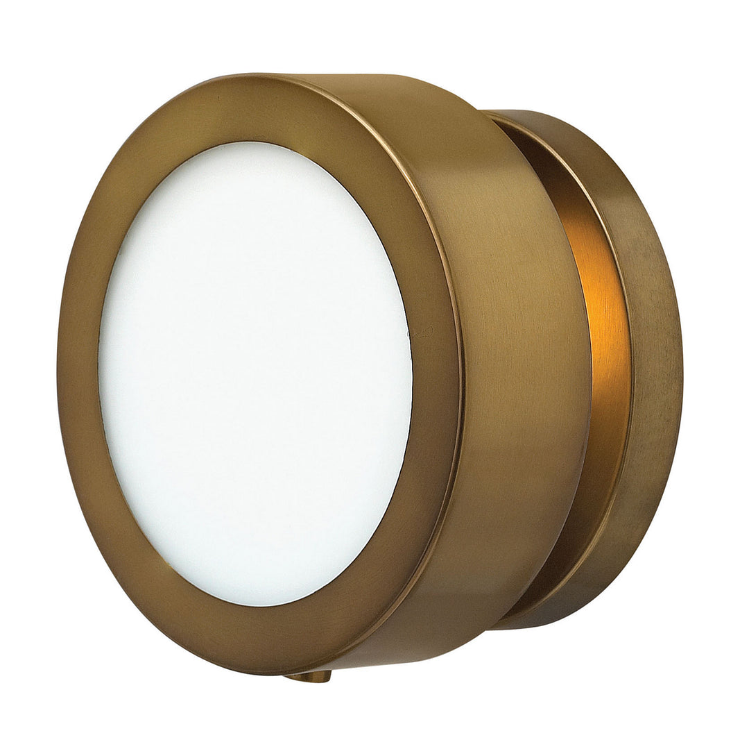 Mercer LED Wall Sconce in Heritage Brass - available from The Lighting Shoppe, trusted by Canadian homeowners