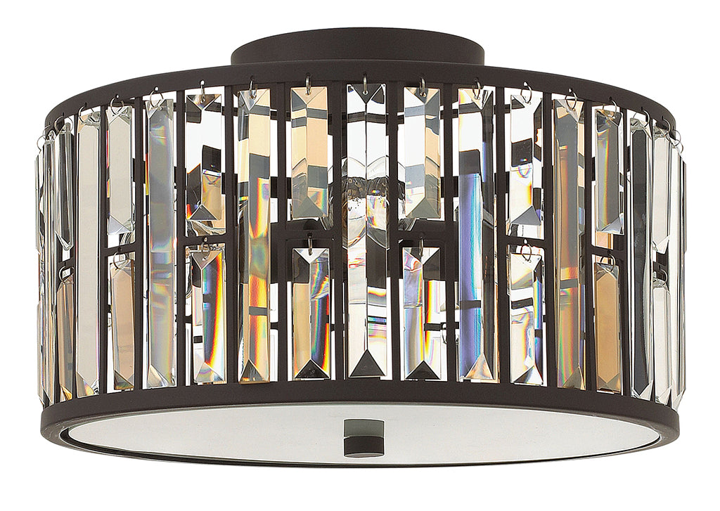 Gemma LED Flush Mount in Vintage Bronze - available from The Lighting Shoppe, trusted by Canadian homeowners