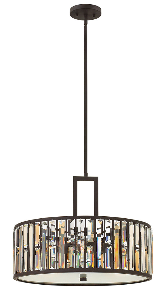 Gemma LED Foyer Pendant in Vintage Bronze - available from The Lighting Shoppe, trusted by Canadian homeowners