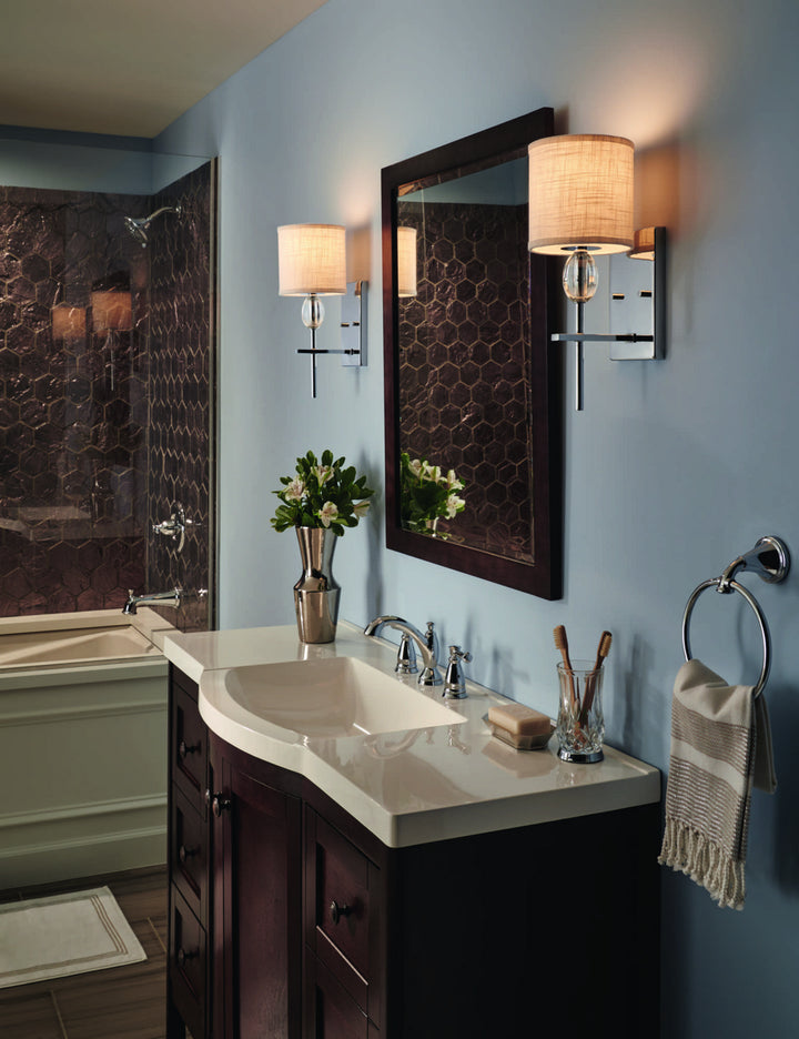 Progress Canada - P2060-15 - One Light Bath Bracket - Status - Polished Chrome