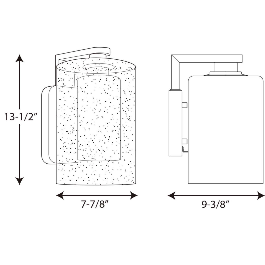 Progress Canada - P6039-31 - One Light Wall Lantern - Compel - Black