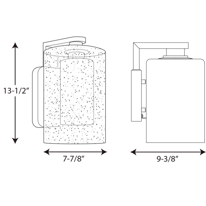 Progress Canada - P6039-31 - One Light Wall Lantern - Compel - Black