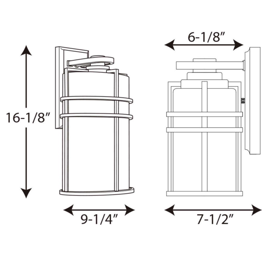 Progress Canada - P6064-31 - One Light Wall Lantern - Format - Black