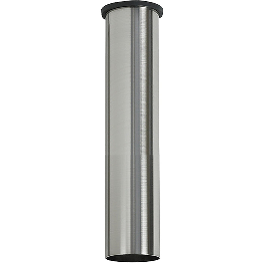 Minimalist Downrod in Brushed Steel - available from The Lighting Shoppe, trusted by Canadian homeowners