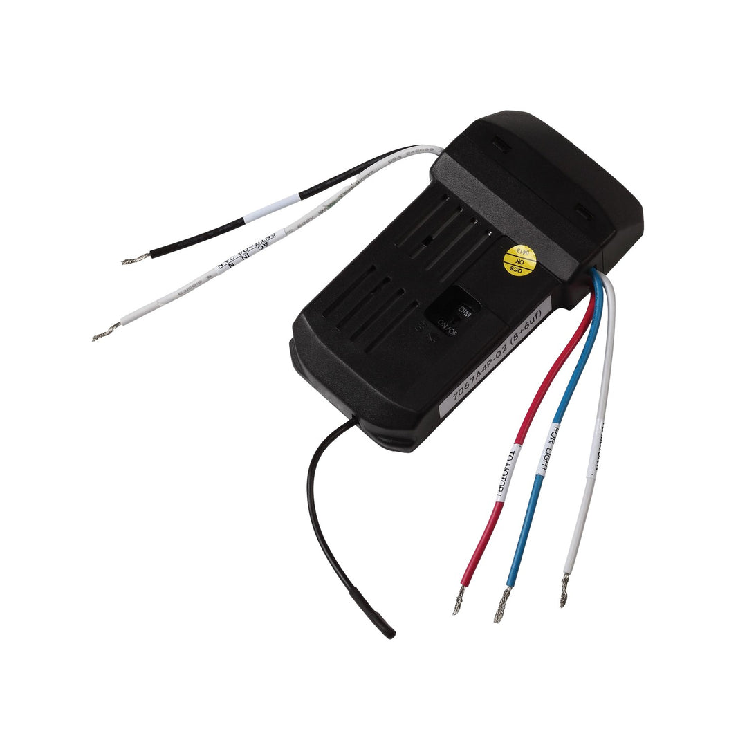 NEO Remote Control Canopy Mounted 4-Speed Universal Receiver in Black - available from The Lighting Shoppe, trusted by Canadian homeowners