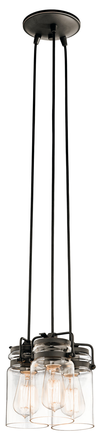 Kichler Canada - 42869OZ - Three Light Pendant - Brinley - Olde Bronze