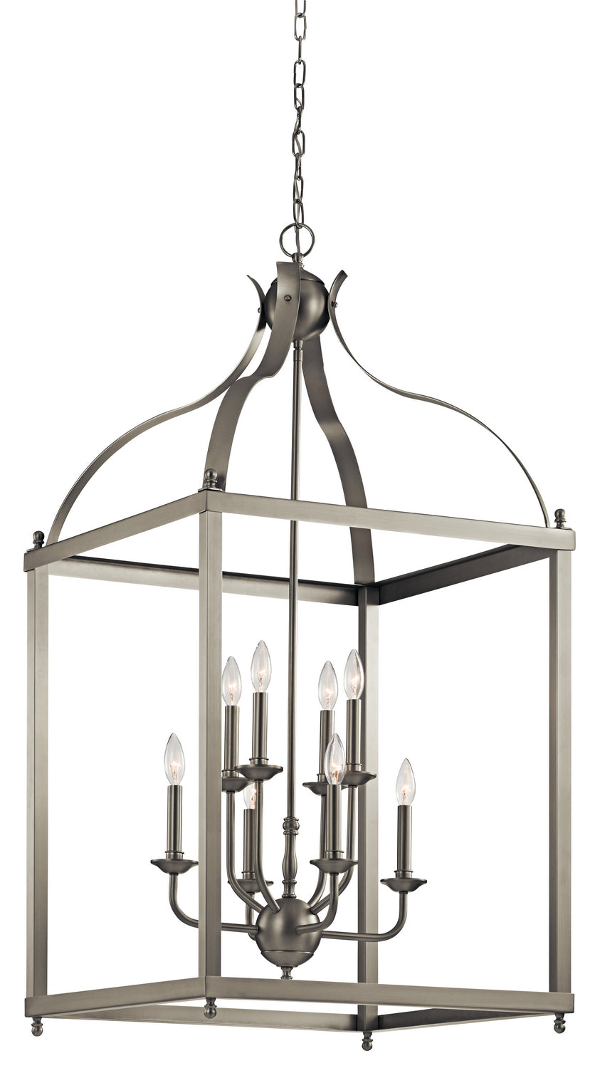 Kichler Canada - 42591NI - Eight Light Foyer Chandelier - Larkin - Brushed Nickel