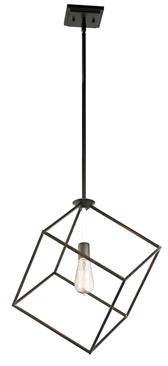 Kichler Canada - 42525OZ - One Light Pendant - Cartone - Olde Bronze