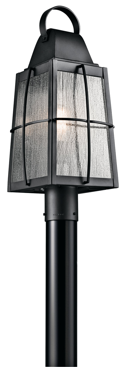 Kichler Canada - 49555BKT - One Light Outdoor Post Mount - Tolerand - Textured Black