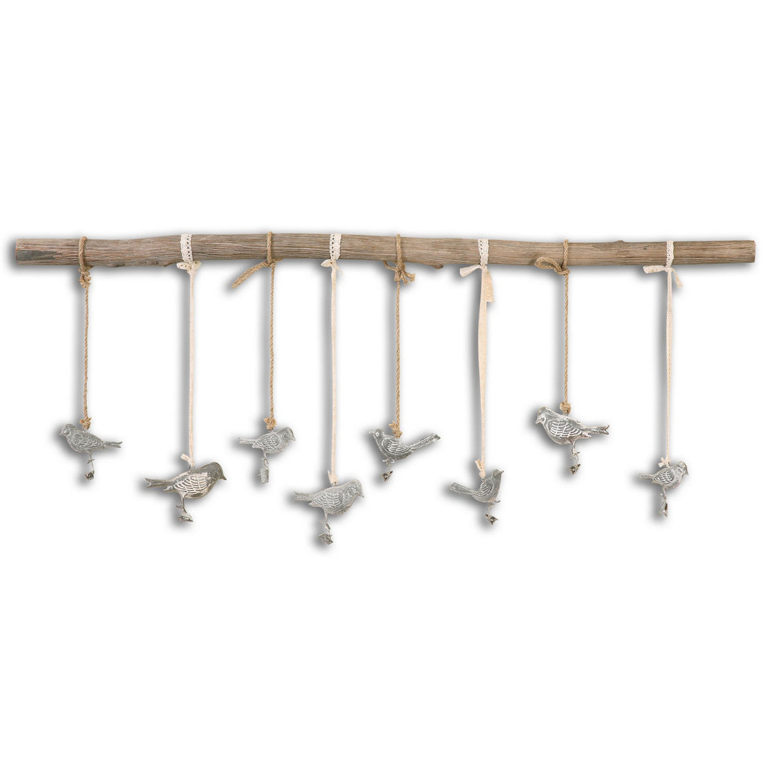 Birds On A Branch Wall Art in Dark Bronze w/Light Ivory Glaze - available from The Lighting Shoppe, trusted by Canadian homeowners