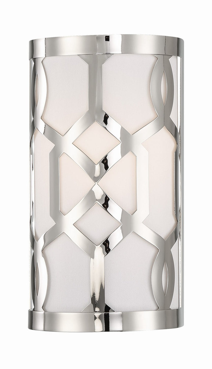 Jennings One Light Wall Sconce in Polished Nickel - available from The Lighting Shoppe, trusted by Canadian homeowners