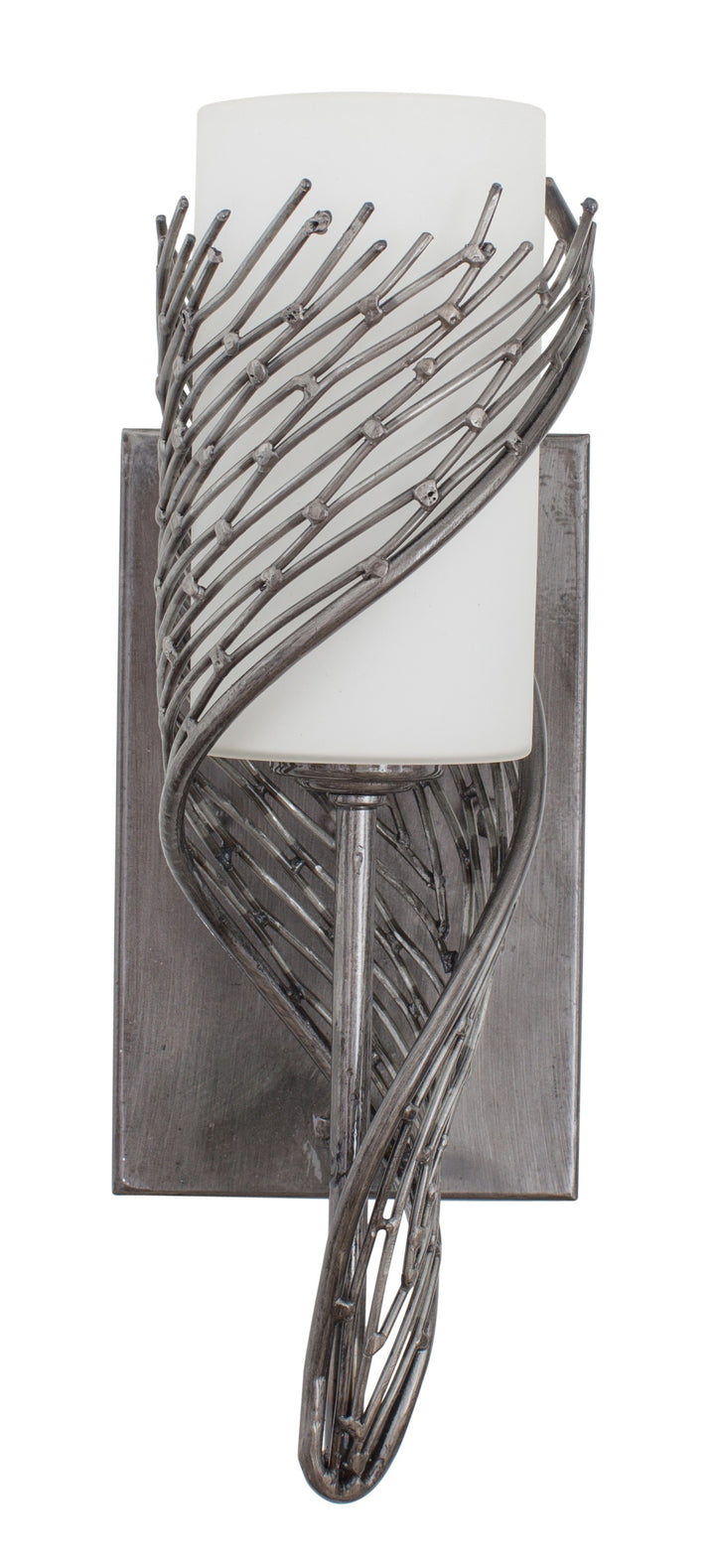 Varaluz - 240K01SL - One Light Wall Sconce - Flow - Steel