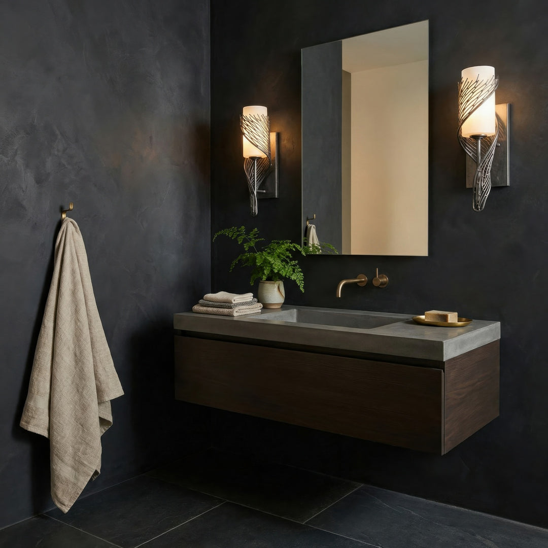Varaluz - 240K01SL - One Light Wall Sconce - Flow - Steel