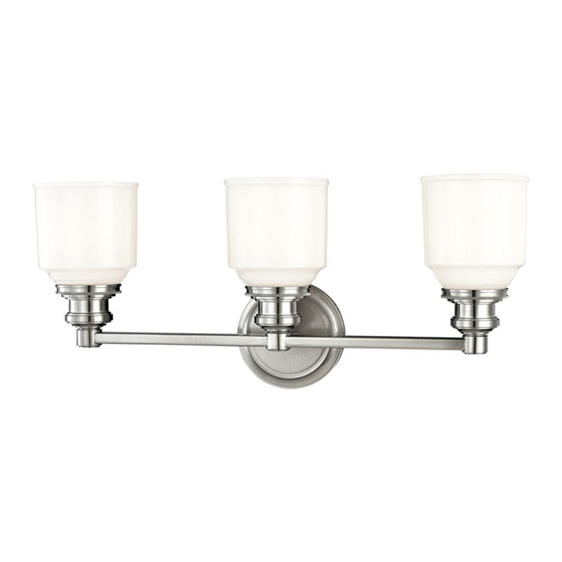 Hudson Valley Canada - 3403-PN - Three Light Bath Bracket - Windham - Polished Nickel