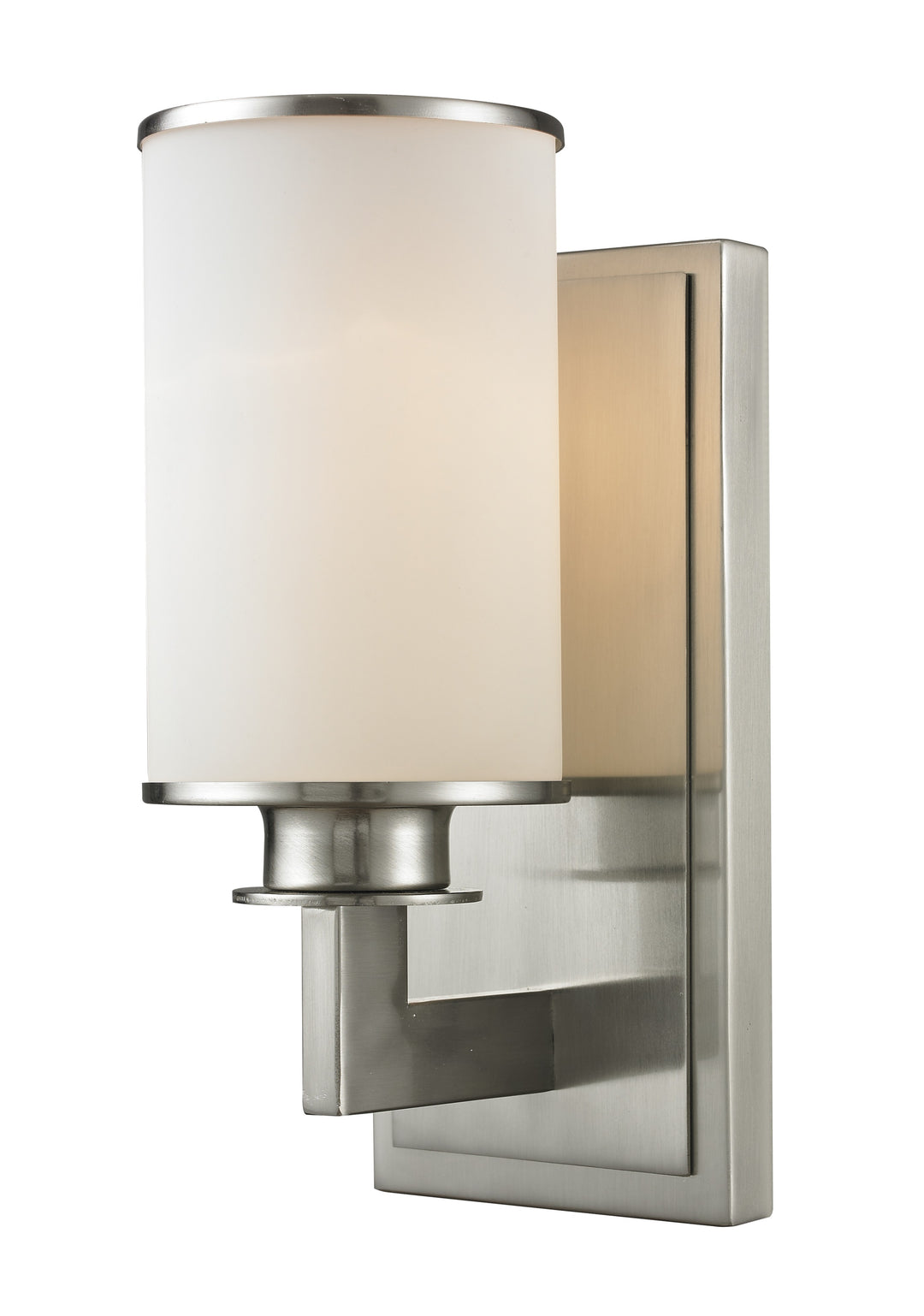 Savannah One Light Wall Sconce in Brushed Nickel - available from The Lighting Shoppe, trusted by Canadian homeowners