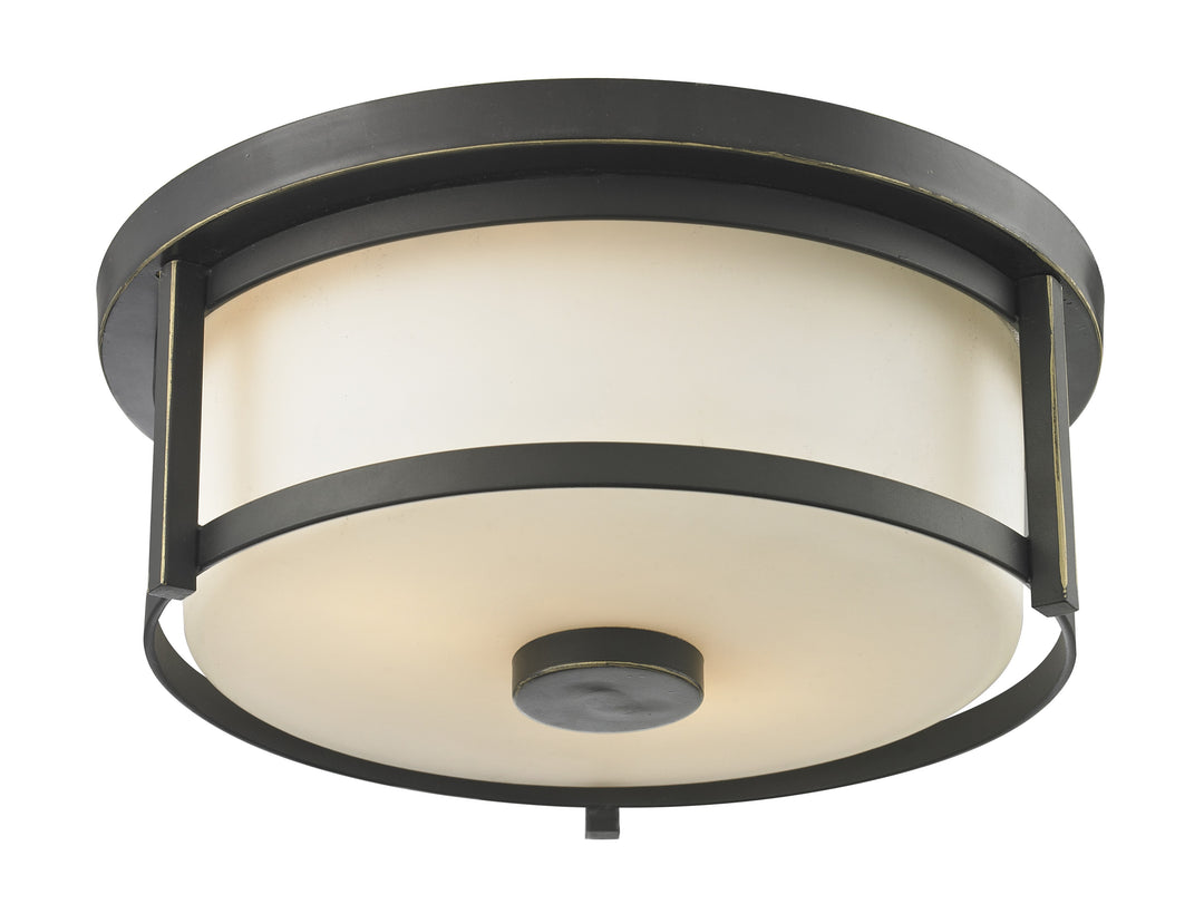 Savannah Two Light Flush Mount in Olde Bronze - available from The Lighting Shoppe, trusted by Canadian homeowners