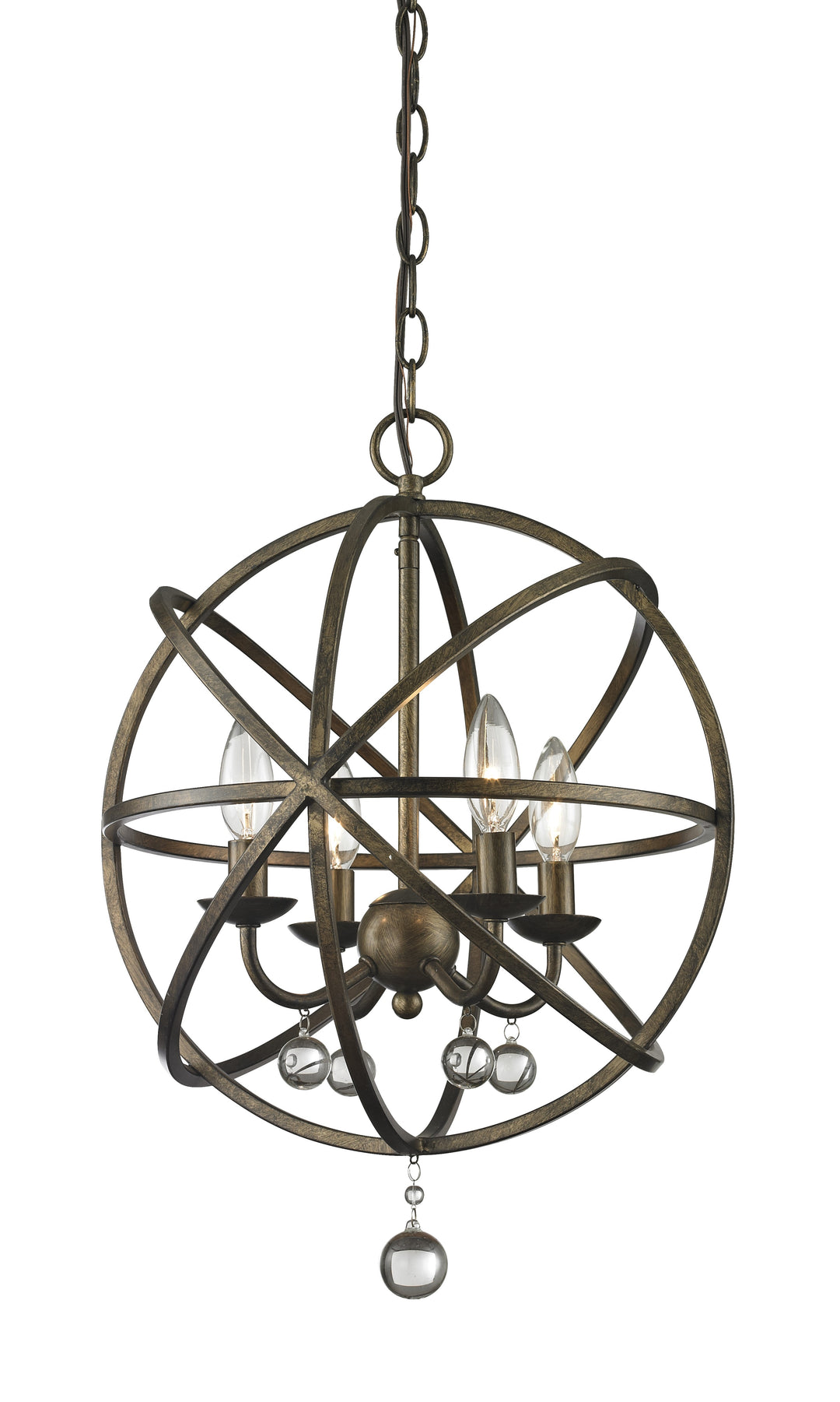 Acadia Four Light Chandelier in Golden Bronze - available from The Lighting Shoppe, trusted by Canadian homeowners