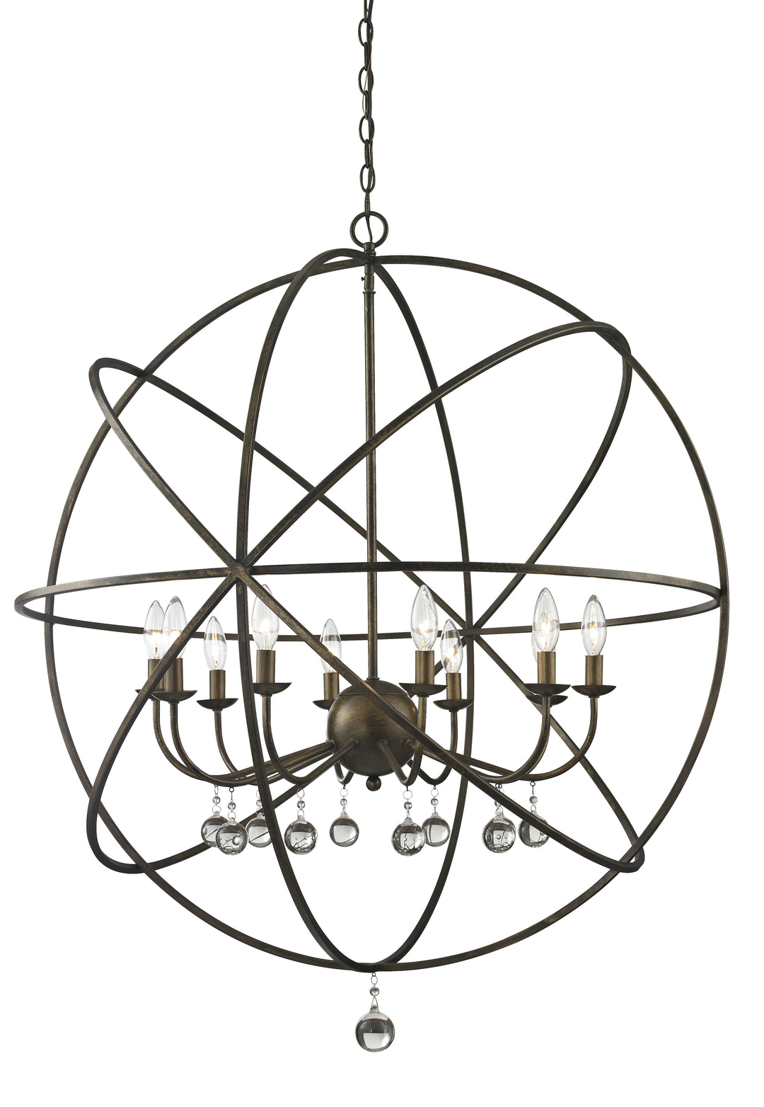 Acadia Ten Light Chandelier in Golden Bronze - available from The Lighting Shoppe, trusted by Canadian homeowners
