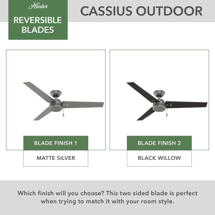 Cassius Outdoor 52 inch Hunter Fan Canada