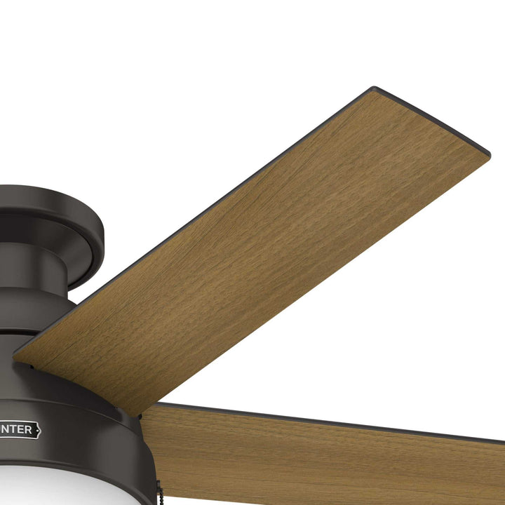 Anslee Low Profile with LED Light 46 inch Hunter Fan Canada