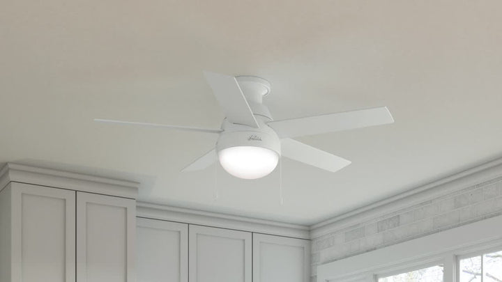 Anslee Low Profile with LED Light 46 inch Hunter Fan Canada