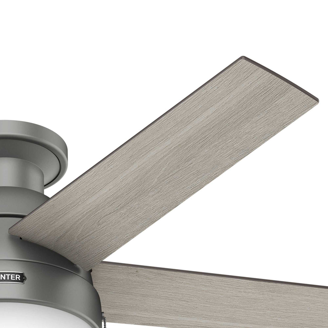 Anslee Low Profile with LED Light 46 inch Hunter Fan Canada