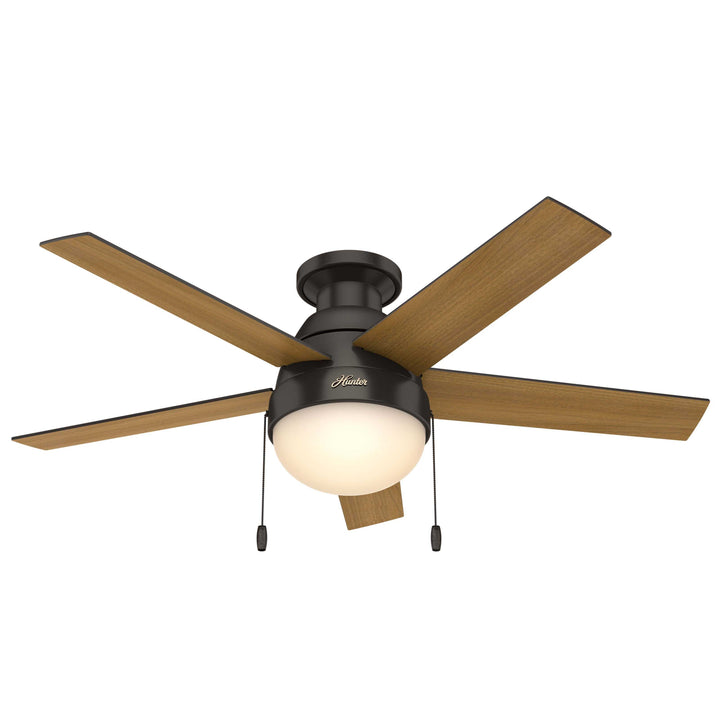 Anslee Low Profile with LED Light 46 inch Hunter Fan Canada