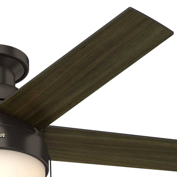 Anslee Low Profile with LED Light 46 inch Hunter Fan Canada