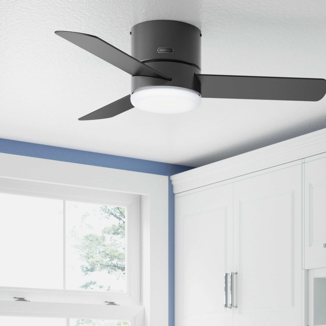 Minimus Low Profile with LED Light Hunter Fan Canada