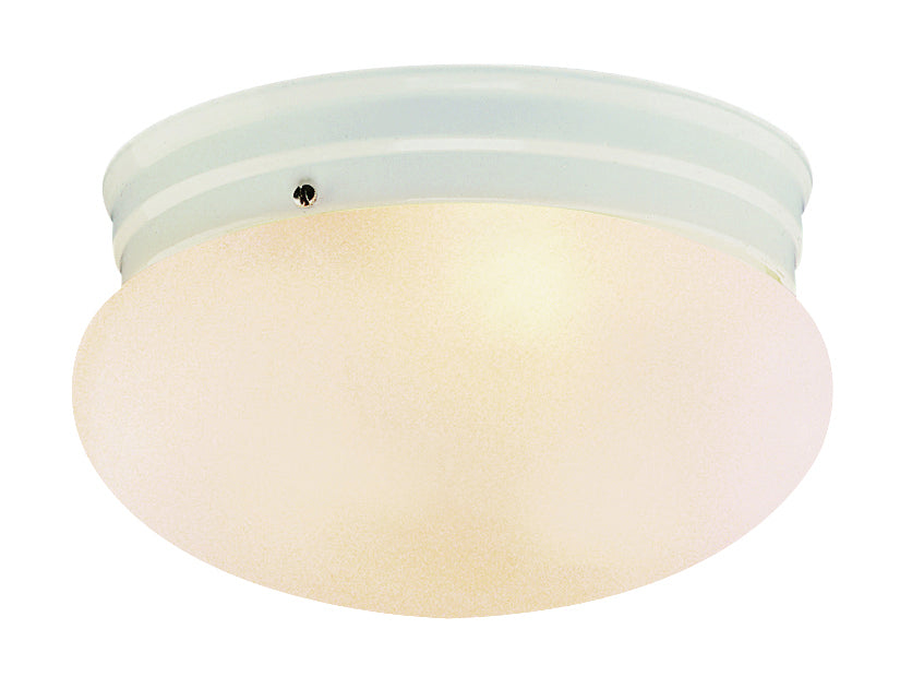 Dash One Light Flushmount in White - available from The Lighting Shoppe, trusted by Canadian homeowners