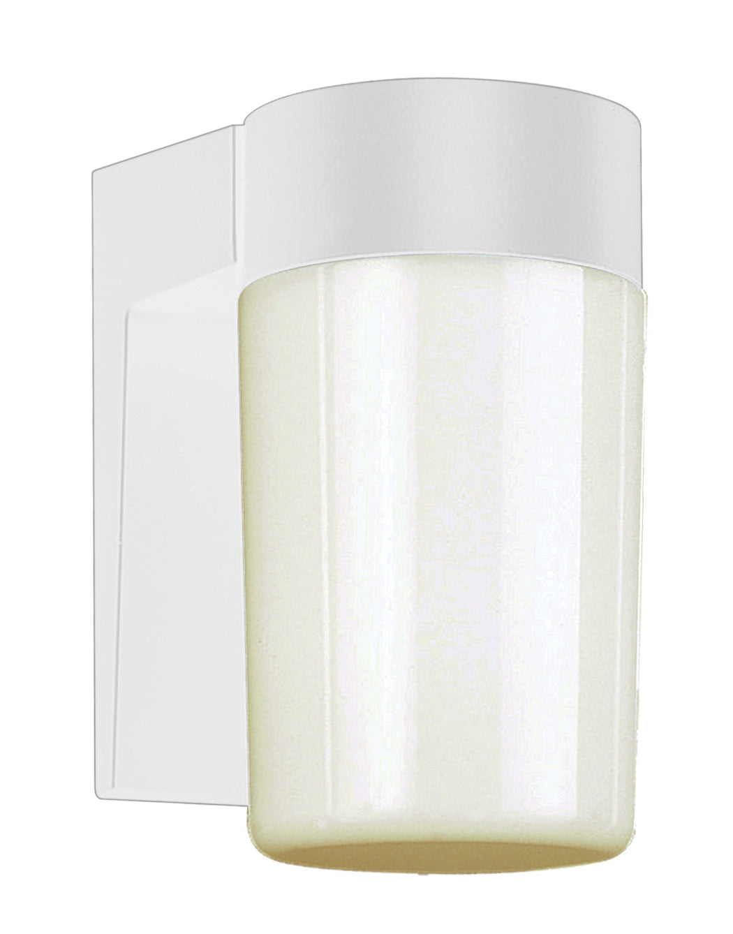Pershing One Light Wall Lantern in White - available from The Lighting Shoppe, trusted by Canadian homeowners