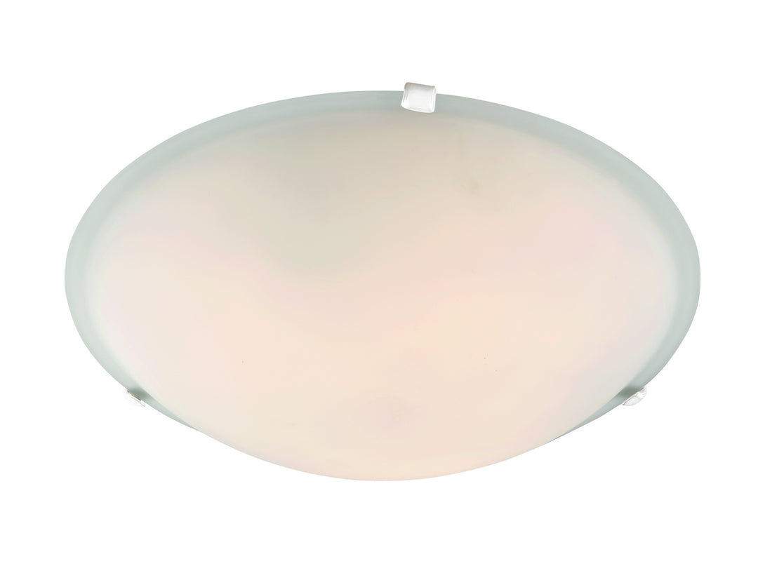 Cracka Three Light Flushmount in White - available from The Lighting Shoppe, trusted by Canadian homeowners