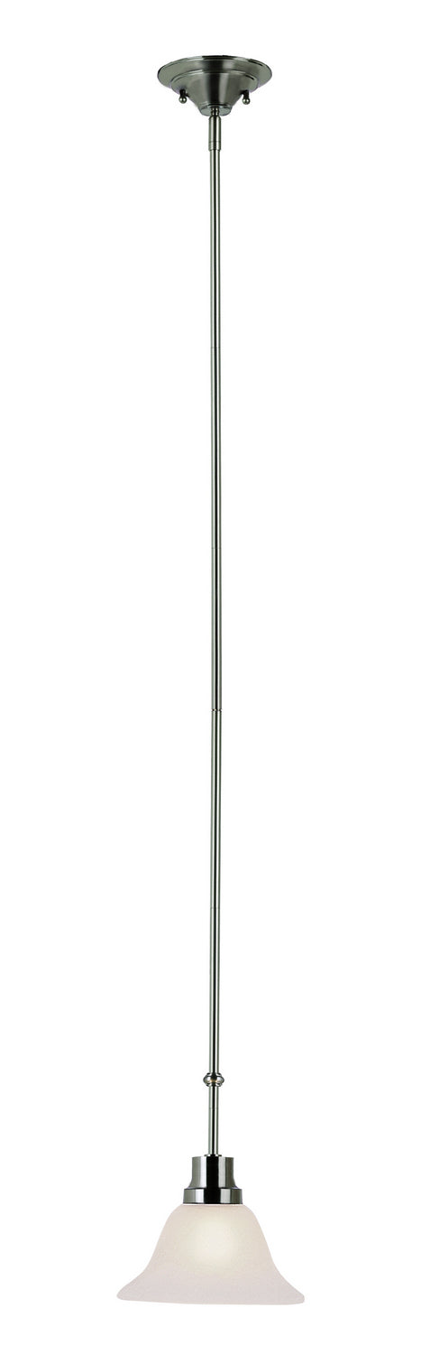 Perkins One Light Mini Pendant in Brushed Nickel - available from The Lighting Shoppe, trusted by Canadian homeowners