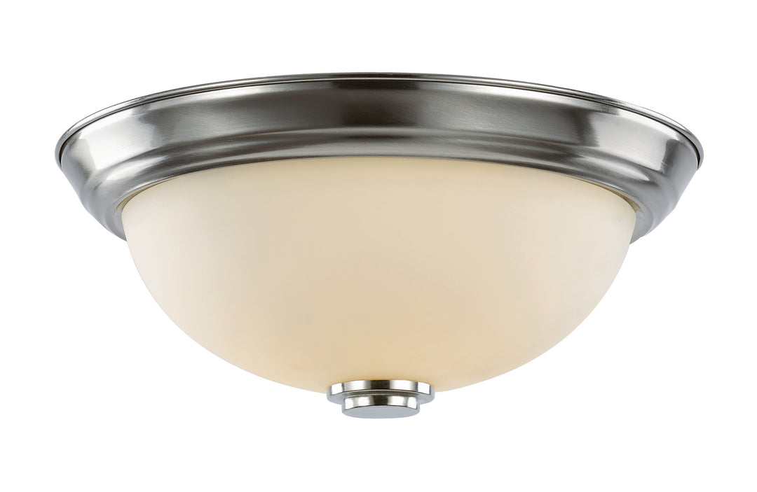 Mod Pod Three Light Flushmount in Brushed Nickel - available from The Lighting Shoppe, trusted by Canadian homeowners