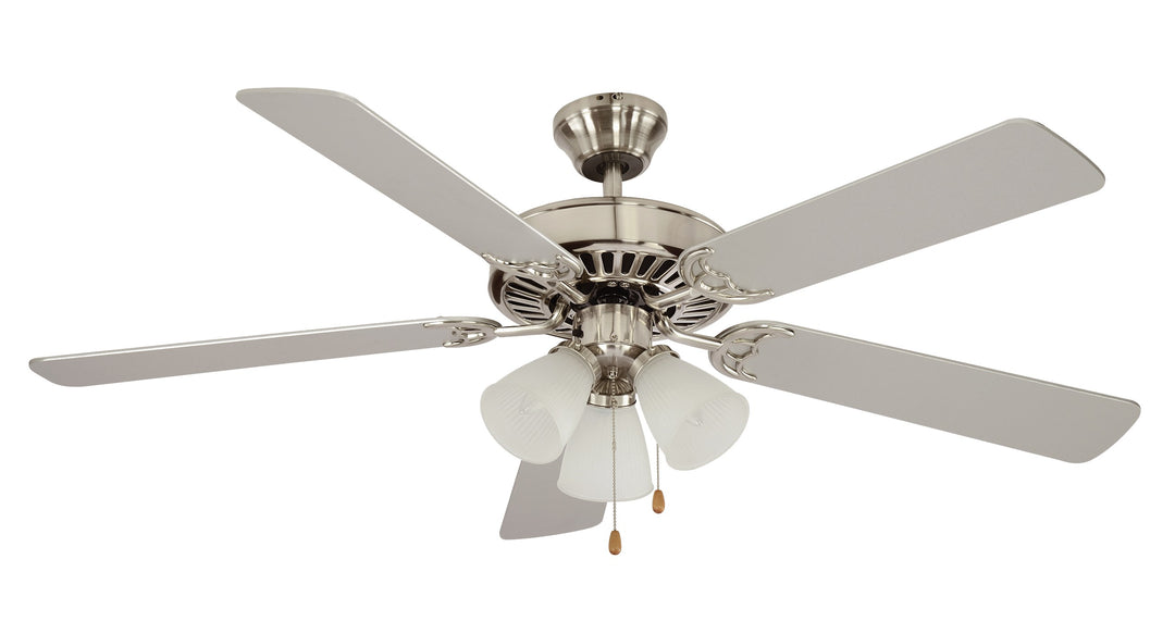 Spottswood 52``Ceiling Fan in Brushed Nickel - available from The Lighting Shoppe, trusted by Canadian homeowners