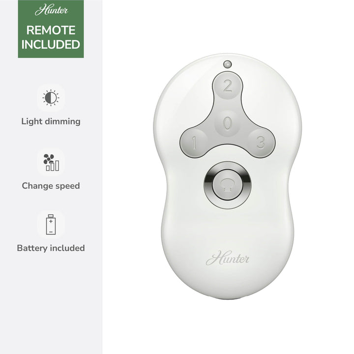 Dempsey with Light 52 inch Hunter Fan Canada