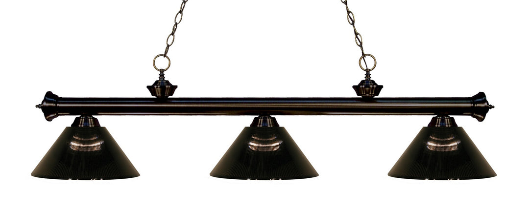 Z-Lite Canada - 200-3BRZ-ARS - Three Light Billiard - Riviera - Bronze
