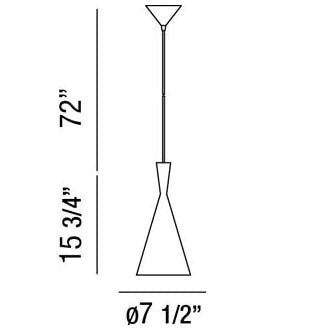 Eurofase Canada - 20437-046 - BRONX-PEN-16IN-SN-SN - BRONX - Brushed Nickel