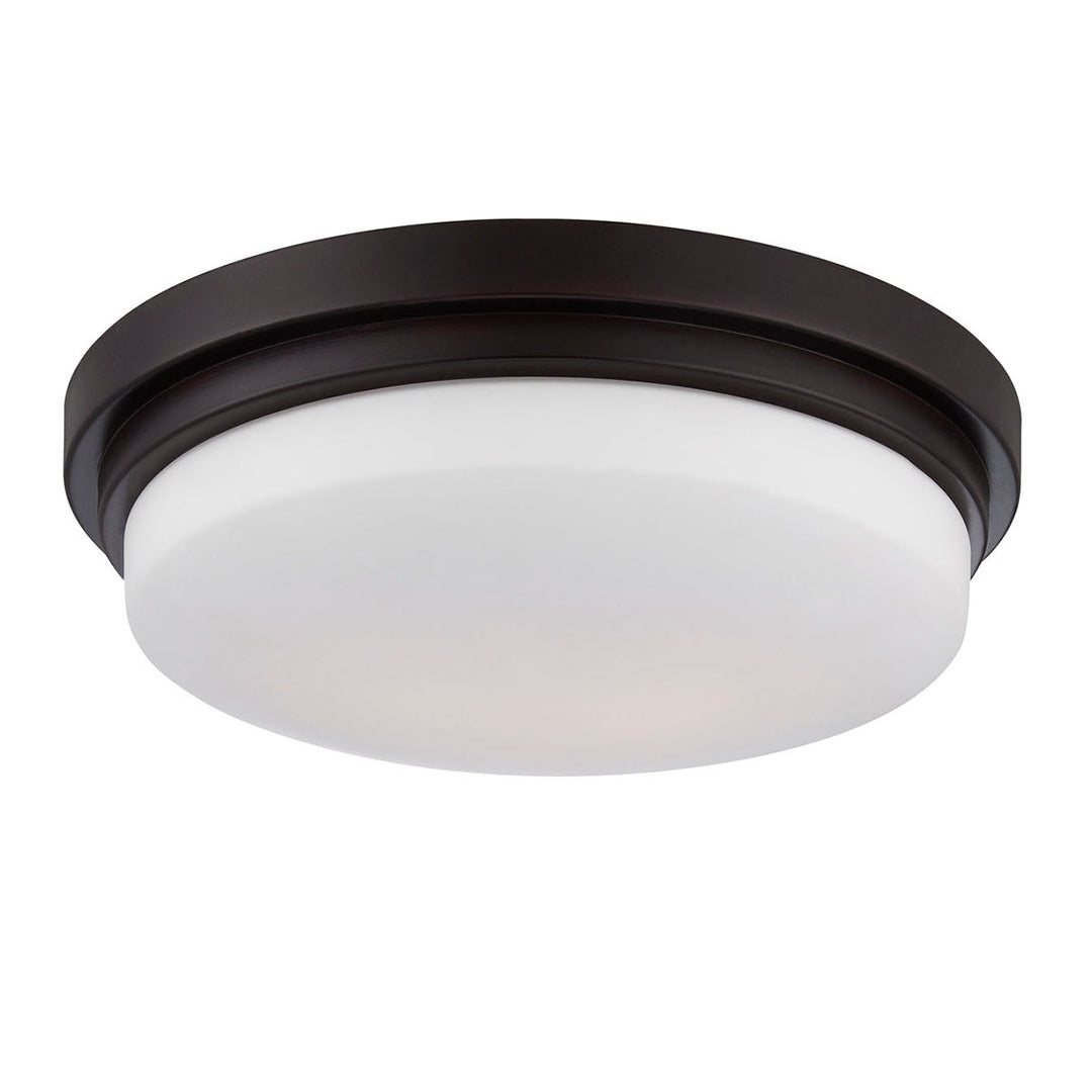 Wilson LED Flush Mount in Bronze - available from The Lighting Shoppe, trusted by Canadian homeowners