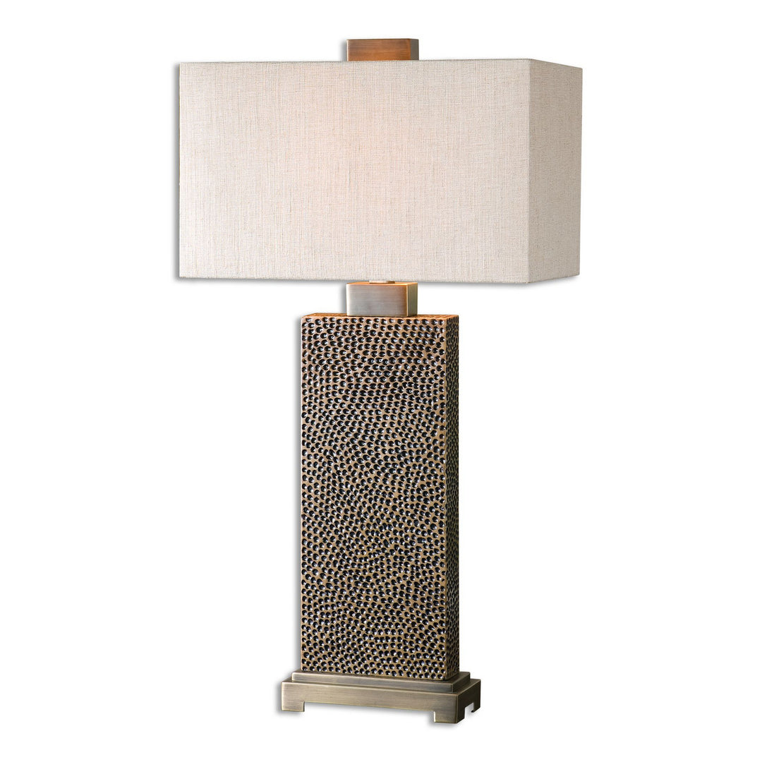 Canfield One Light Table Lamp in Coffee Bronze - available from The Lighting Shoppe, trusted by Canadian homeowners