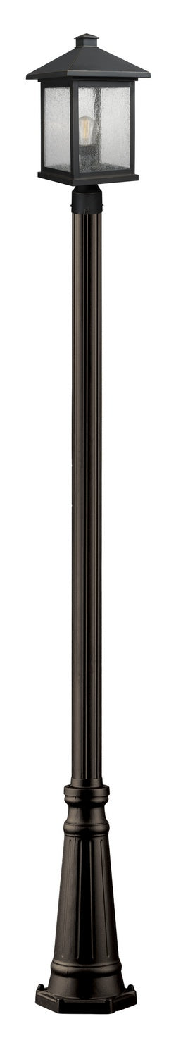 Portland One Light Outdoor Post Mounted Fixture in Oil Rubbed Bronze - available from The Lighting Shoppe, trusted by Canadian homeowners