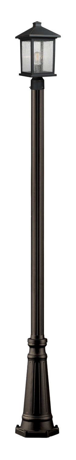 Portland One Light Outdoor Post Mounted Fixture in Oil Rubbed Bronze - available from The Lighting Shoppe, trusted by Canadian homeowners