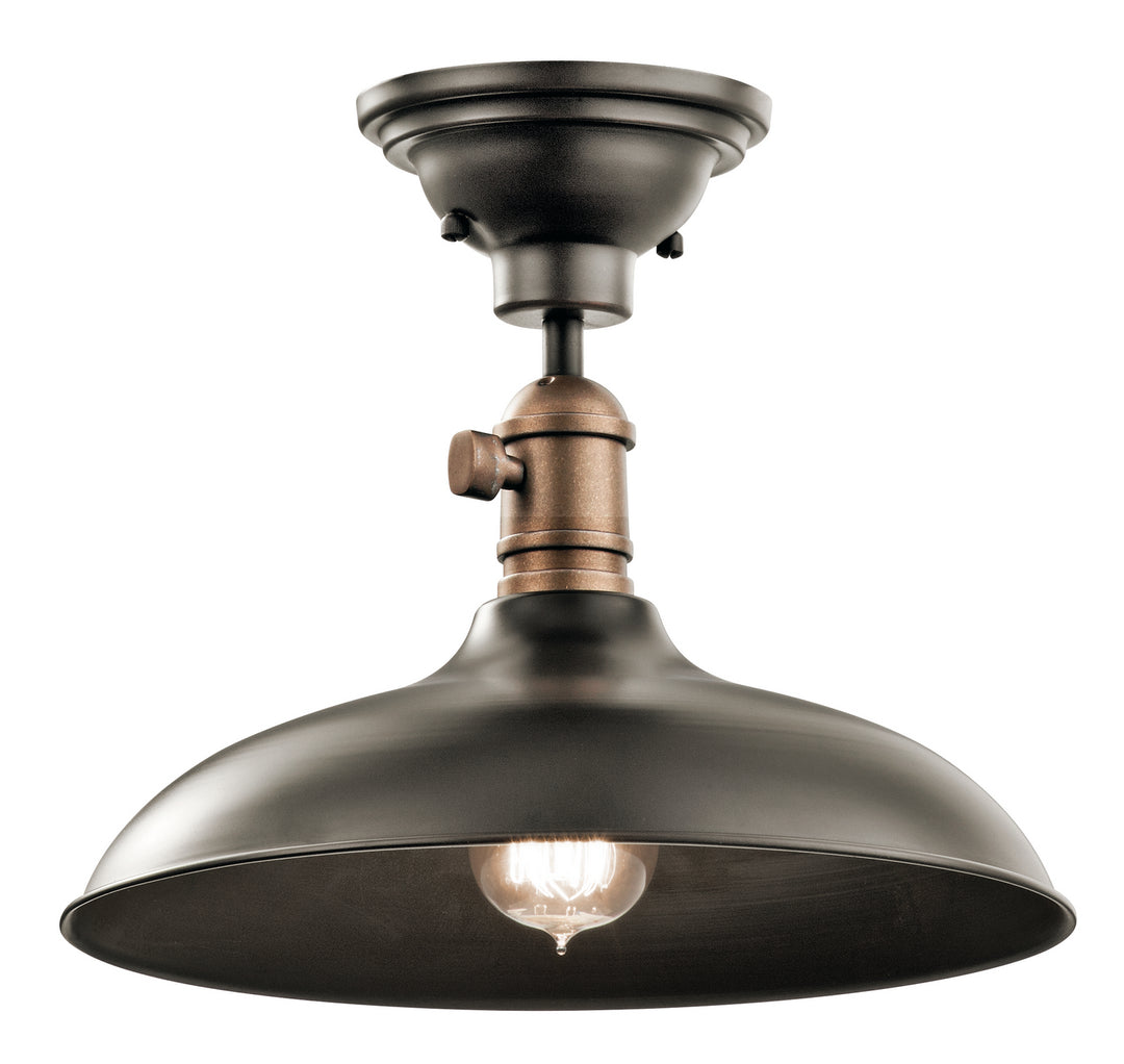 Kichler Canada - 42580OZ - One Light Pendant/Semi Flush - Cobson - Olde Bronze