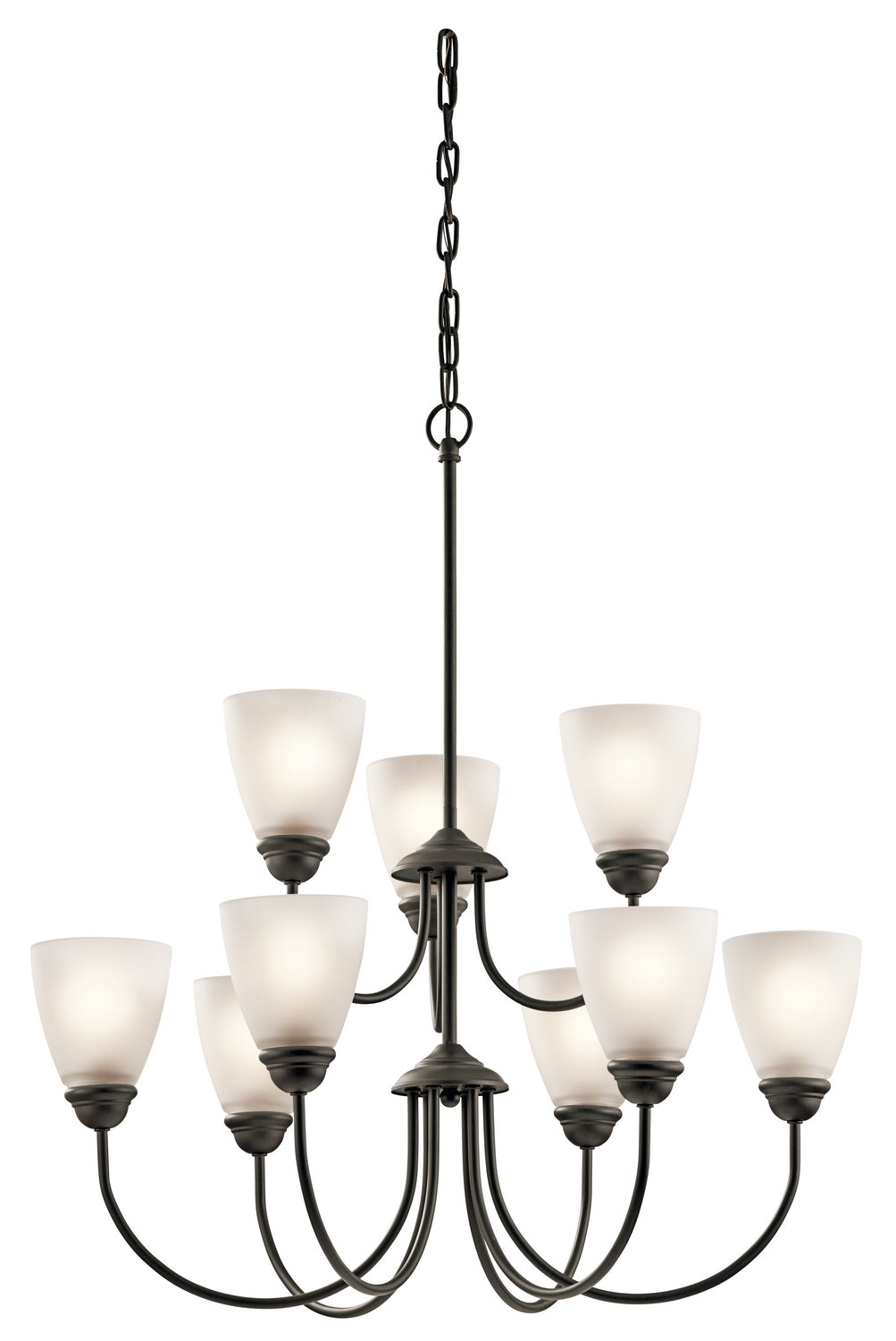 Kichler Canada - 43639OZ - Nine Light Chandelier - Jolie - Olde Bronze