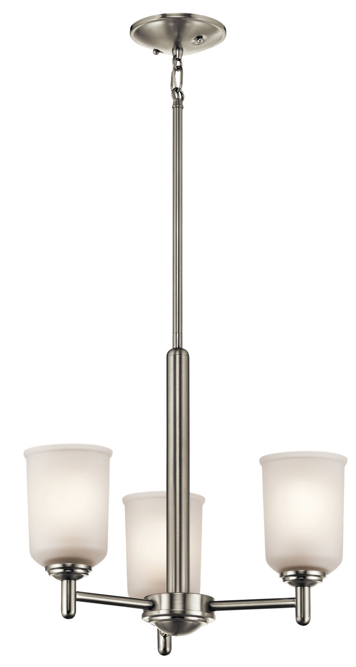 Kichler Canada - 43670NI - Three Light Mini Chandelier - Shailene - Brushed Nickel