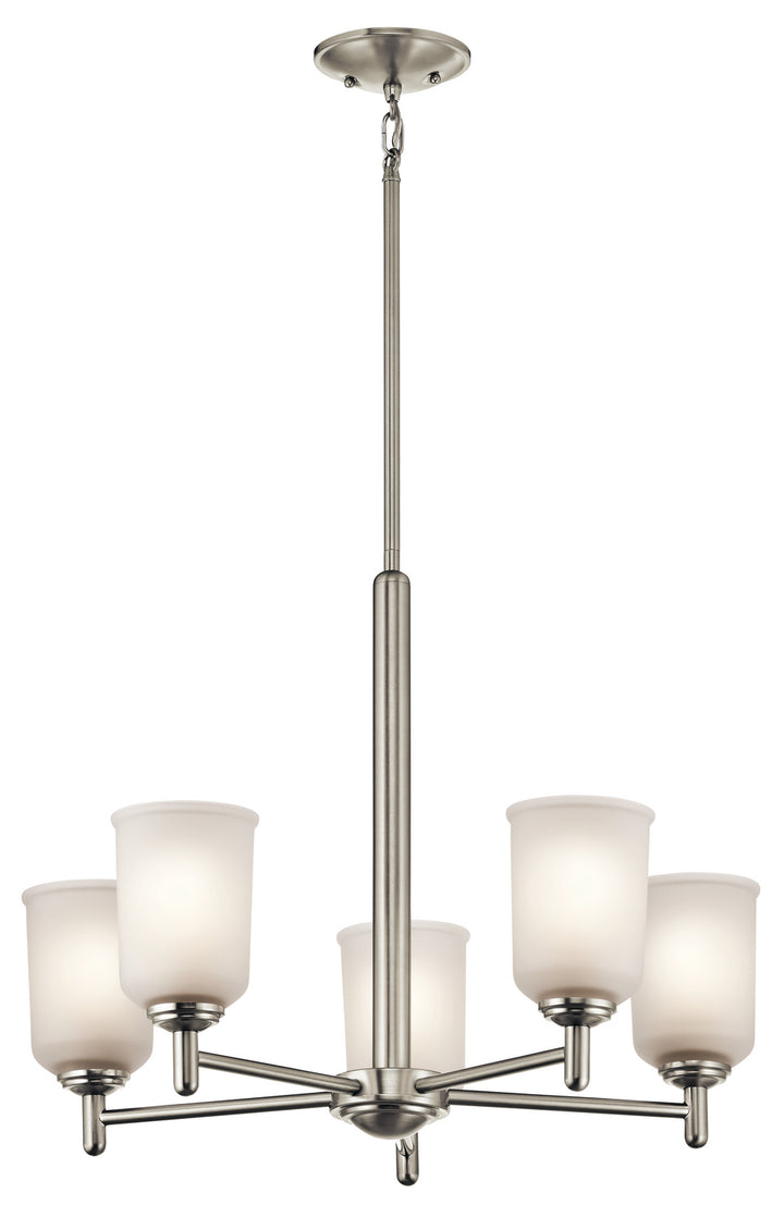 Kichler Canada - 43671NI - Five Light Chandelier - Shailene - Brushed Nickel