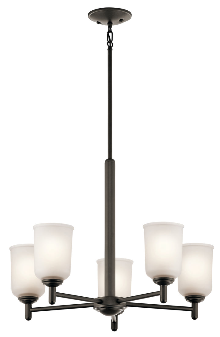 Kichler Canada - 43671OZ - Five Light Chandelier - Shailene - Olde Bronze