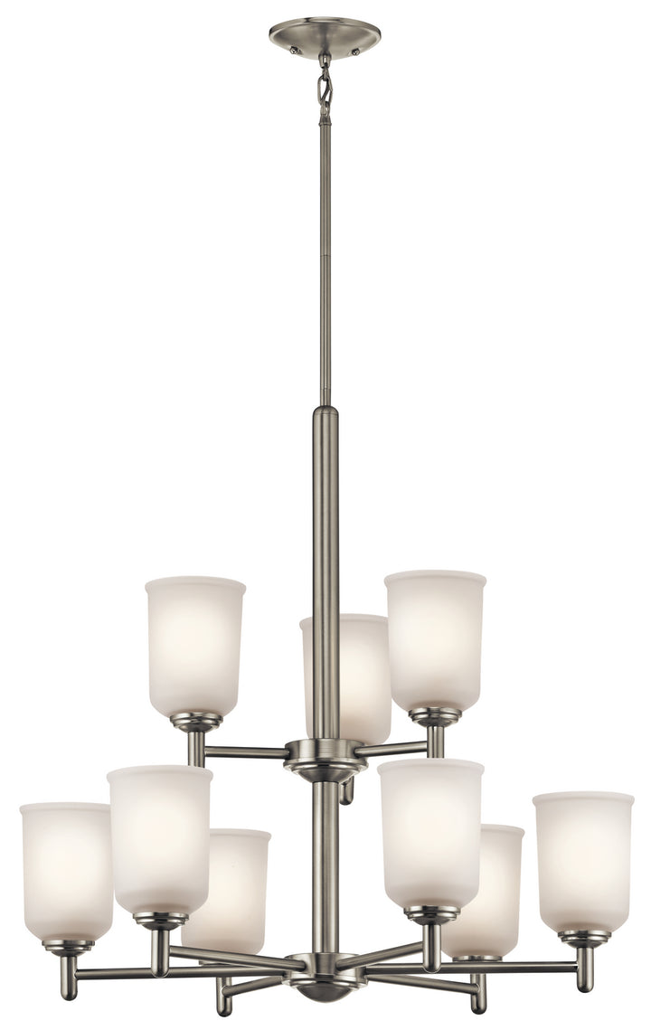 Kichler Canada - 43672NI - Nine Light Chandelier - Shailene - Brushed Nickel