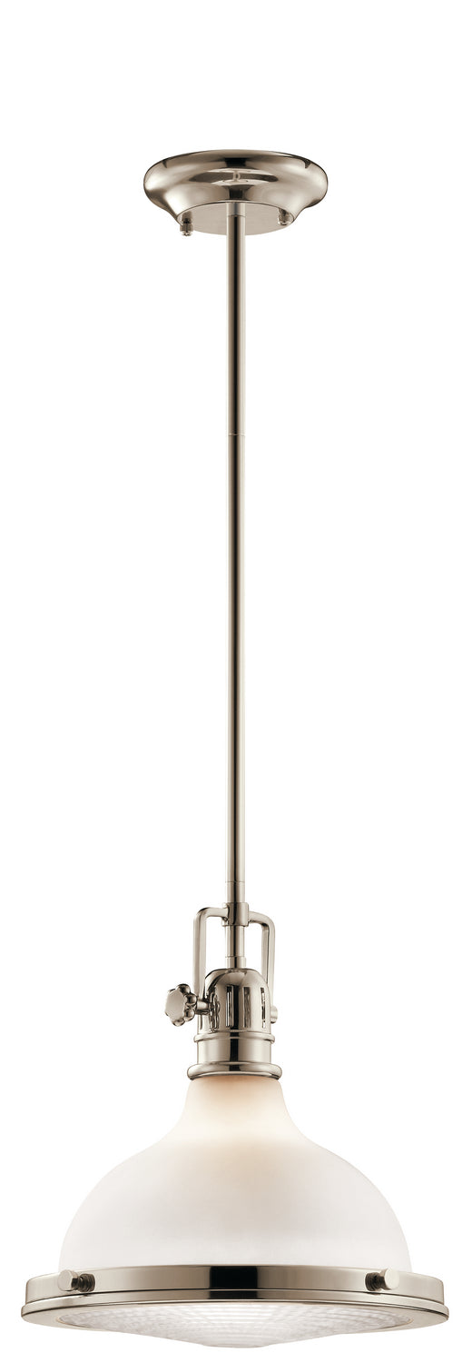 Kichler Canada - 43765PN - One Light Pendant - Hatteras Bay - Polished Nickel